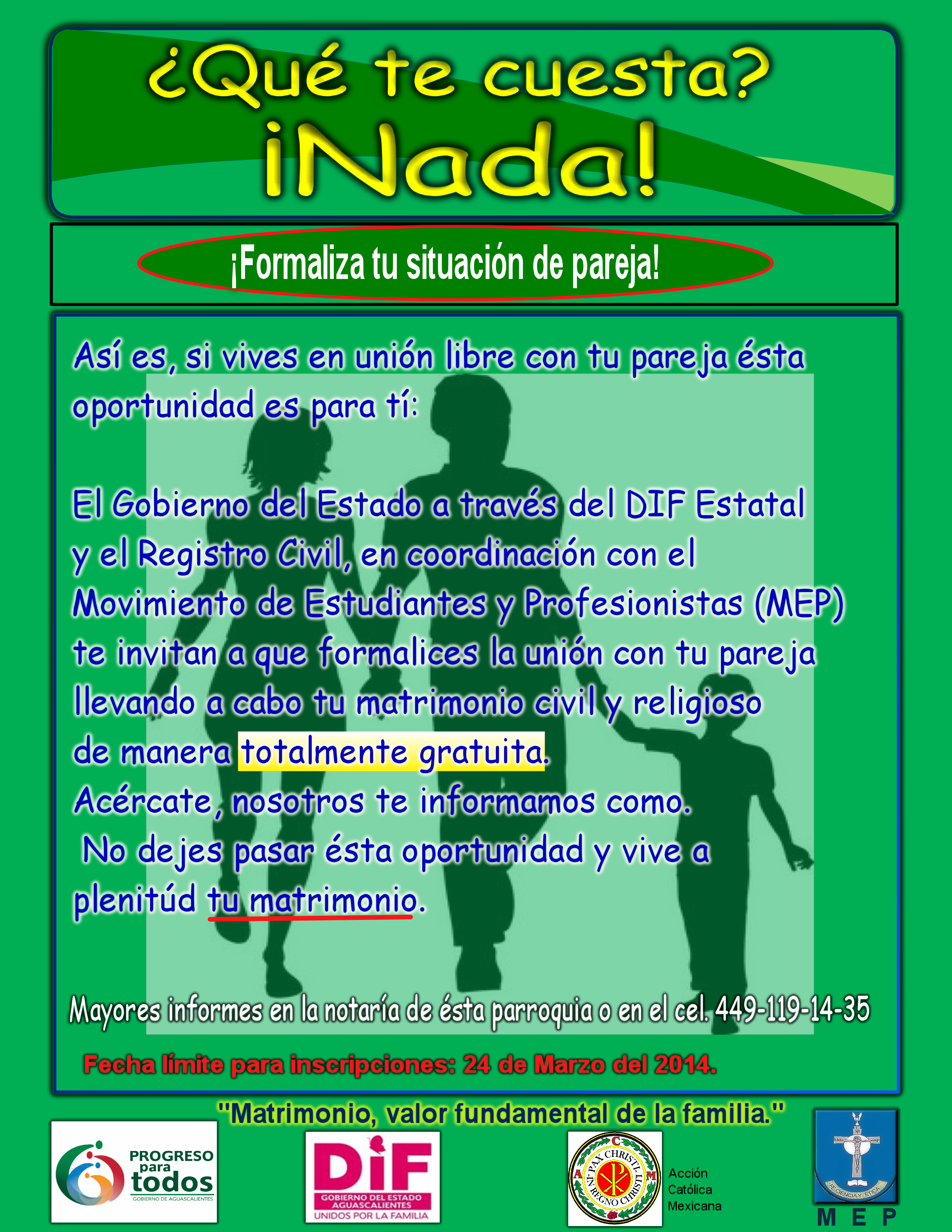CARTEL OFICIAL MATRIMONIOS